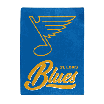 NHL St. Louis Blues Signature Raschel Throw Blanket 50x60 Inches