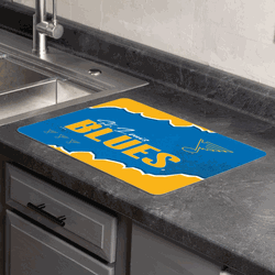 NHL St. Louis Blues Torn Small Mat 15�20 inches