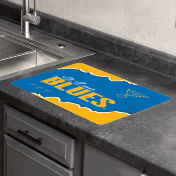 NHL St. Louis Blues Torn Small Mat 15�20 inches
