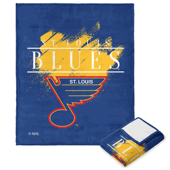 NHL St. Louis Blues Vintage Silk Touch Throw Blanket 50x60 Inches