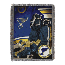NHL St. Louis Blues Vintage Woven Tapestry Throw Blanket 48x60 Inches