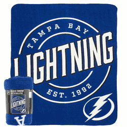 NHL Tampa Bay Lightning Campaign Fleece Throw