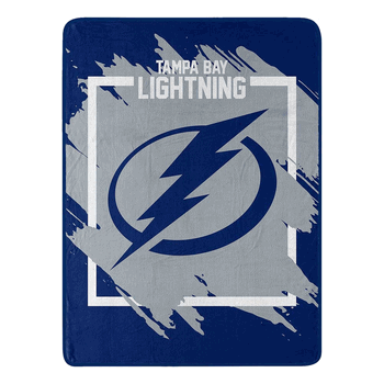 NHL Tampa Bay Lightning Dimensional Micro Raschel Throw Blanket 46x60 Inches