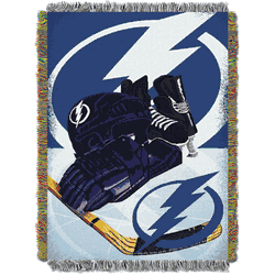 NHL Tampa Bay Lightning Home Ice Advantage Tapestry Throw