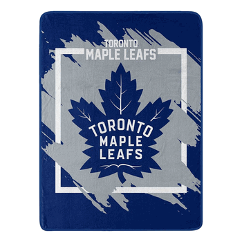 NHL Toronto Maple Leafs Dimensional Micro Raschel Throw Blanket 46x60 Inches