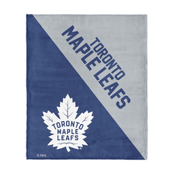 NHL Toronto Maple Leafs Halftone Silk Touch Throw Blanket 46x60 inches