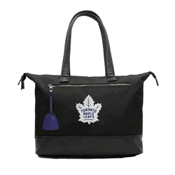 NHL Toronto Maple Leafs Laptop Tote Bag with Colored Zipper Pull Accessory
