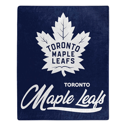 NHL Toronto Maple Leafs Signature Raschel Throw Blanket 50 x 60 Inches