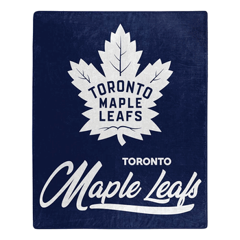 NHL Toronto Maple Leafs Signature Raschel Throw Blanket 50 x 60 Inches