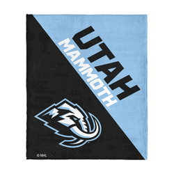 NHL Utah Mammoth Halftone Silk Touch Throw Blanket 46x60 inches