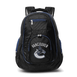 NHL Vancouver Canucks 19" Premium Laptop Backpack with Colored Trim