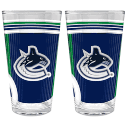 NHL Vancouver Canucks 2pc Pint Glass Set