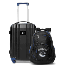 NHL Vancouver Canucks Premium 2-Piece Backpack & Carry-On Set