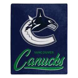 NHL Vancouver Canucks Signature Raschel Throw