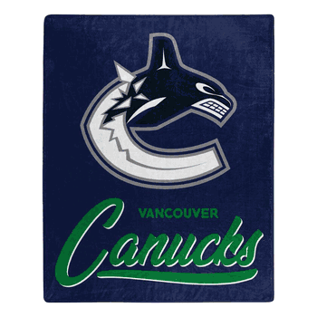 NHL Vancouver Canucks Signature Raschel Throw