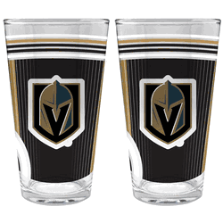 NHL Vegas Golden Knights 2pc Pint Glass Set