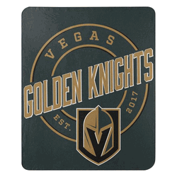 NHL Vegas Golden Knights Campaign Fleece Throw Blanket 50x60 Inches