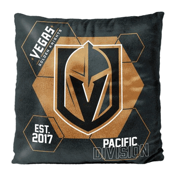 NHL Vegas Golden Knights Connector Double Sided Velvet Pillow 16 x 16 Inches