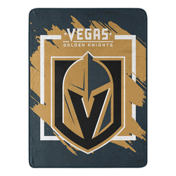 NHL Vegas Golden Knights Dimensional Micro Raschel Throw Blanket 46x60 Inches