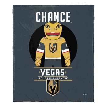 NHL Vegas Golden Knights Mascot Love Silk Touch Throw Blanket 50x60 Inches