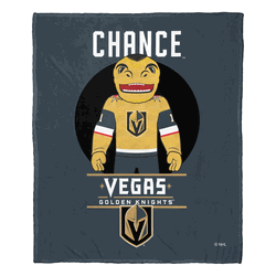 NHL Vegas Golden Knights Mascot Love Silk Touch Throw Blanket 50x60 Inches