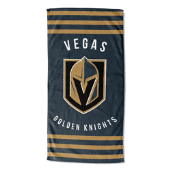 NHL Vegas Golden Knights Stripes Beach Towel