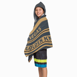 NHL Vegas Golden Knights Youth Hooded Beach Towel 21 x 51 Inches