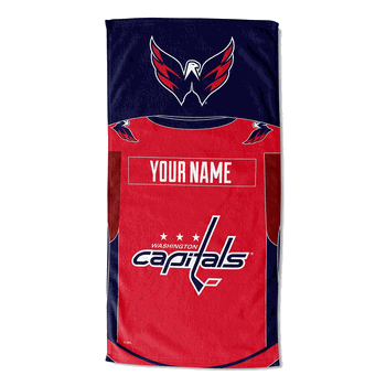 NHL Washington Capitals Beach Towel 30x60 Inches