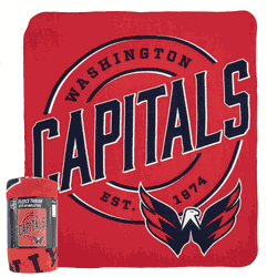 NHL Washington Capitals Campaign Fleece Throw