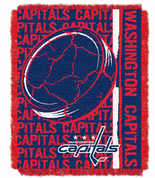 NHL Washington Capitals Double Play Jacquard Throw