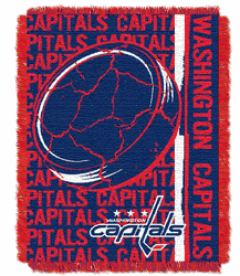 NHL Washington Capitals Double Play Jacquard Throw