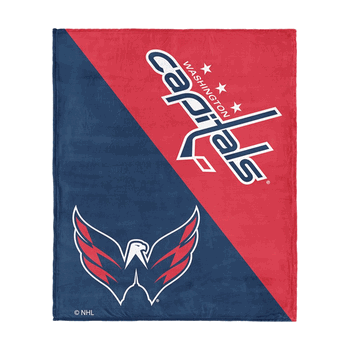 NHL Washington Capitals Halftone Silk Touch Throw Blanket 46x60 inches