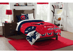 NHL Washington Capitals Hexagon Twin Comforter Set