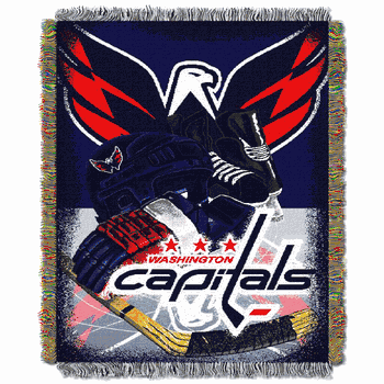 NHL Washington Capitals Home Ice Advantage Tapestry Throw