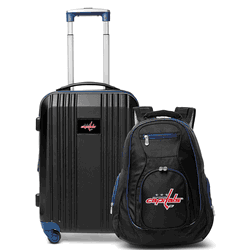 NHL Washington Capitals Premium 2-Piece Backpack & Carry-On Set