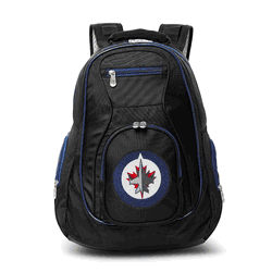 NHL Winnipeg Jets 19" Premium Laptop Backpack with Colored Trim