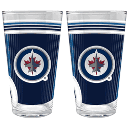 NHL Winnipeg Jets 2pc Pint Glass Set