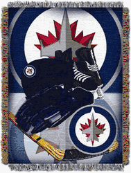 NHL Winnipeg Jets Home Ice Advantage Tapestry Throw