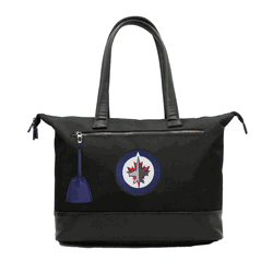 NHL Winnipeg Jets Laptop Tote Bag with Colored Zipper Pull Accessory