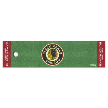 NHLRETRO Chicago Blackhawks Putting Green Mat - 1.5ft. x 6ft.
