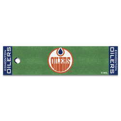 NHLRETRO Edmonton Oilers Putting Green Mat - 1.5ft. x 6ft.