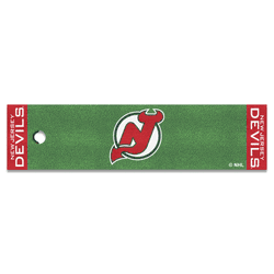 NHLRETRO New Jersey Devils Putting Green Mat - 1.5ft. x 6ft.
