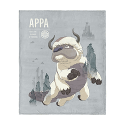 Nickelodeon Avatar: The Last Airbender Appa Freedom Silk Touch Throw Blanket 50x60 inches