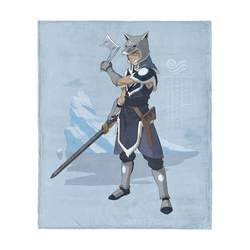 Nickelodeon Avatar: The Last Airbender Sokka Boomerang Silk Touch Throw Blanket 50x60 inches