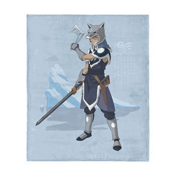 Nickelodeon Avatar: The Last Airbender Sokka Boomerang Silk Touch Throw Blanket 50x60 inches