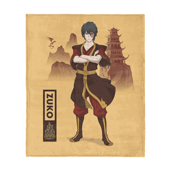 Nickelodeon Avatar: The Last Airbender Temple Zuko Silk Touch Throw Blanket 50x60 inches