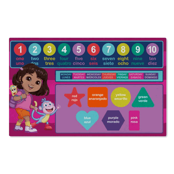 Nickelodeon Dora the Explorer Vamanos Washable Rug  36x62 inches