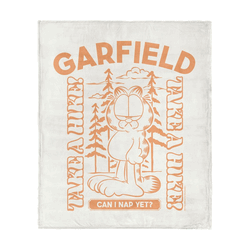 Nickelodeon Garfield Can I Nap Yet Silk Touch Throw 50x60 Inches