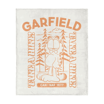 Nickelodeon Garfield Can I Nap Yet Silk Touch Throw 50x60 Inches