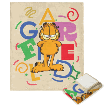 Nickelodeon Garfield Colorful Cat Silk Touch Throw 50x60 Inches